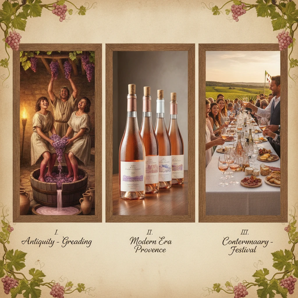 The History and Evolution of Rosé Wine Making